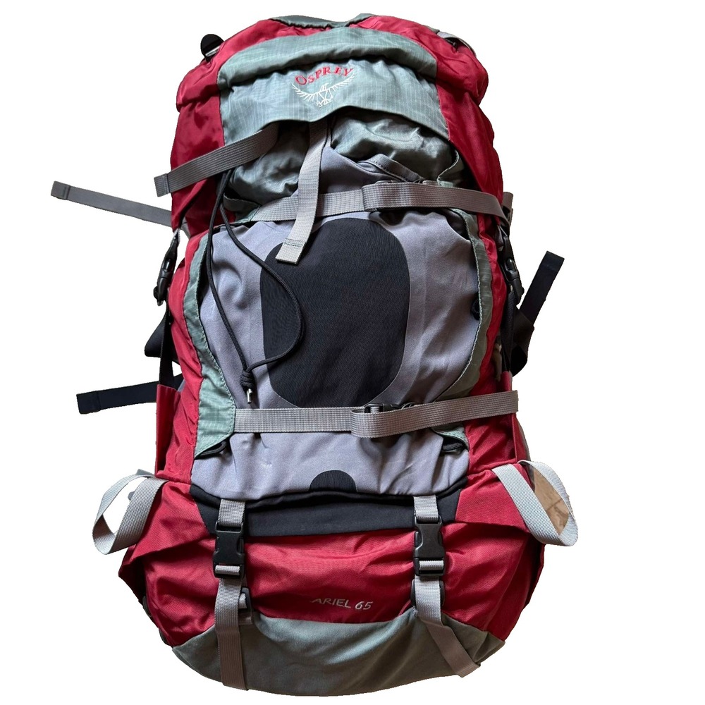 Osprey Ariel AG 65 Women's Anti-Gravity Hiking Backpack Size Medium Red